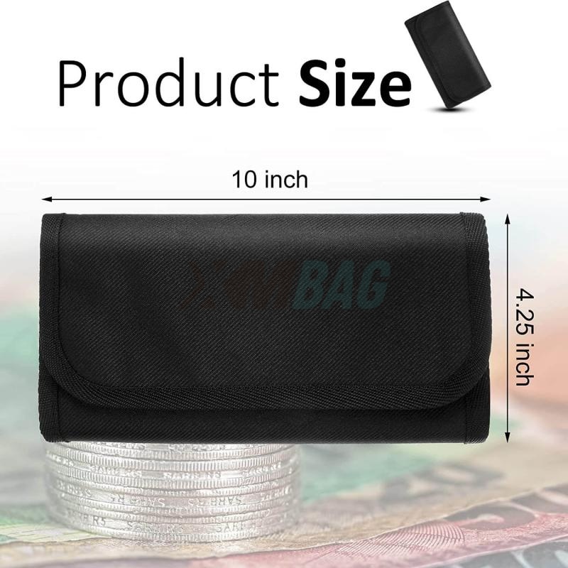 Cash Wallets with 8 Zippered Slots
