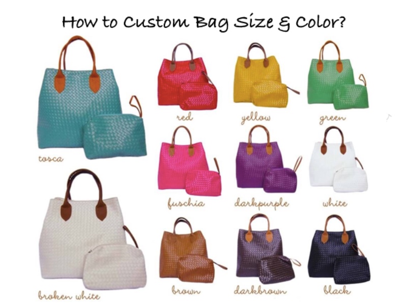 
     ¿Cómo personalizar el tamaño y el color de la bolsa?
    